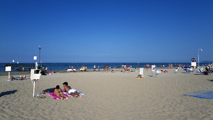 Пляж Мирамаре Римини
