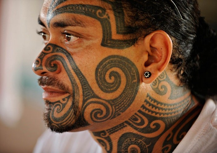Татуировки племени маори