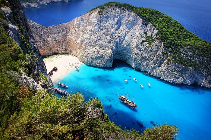 Пляж Закинтос в Греции