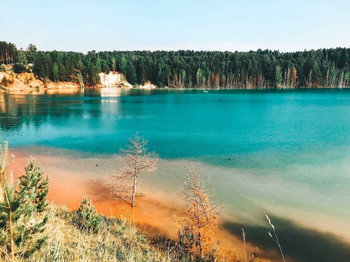 Гурьевск озеро Апрелька Кемеровская область