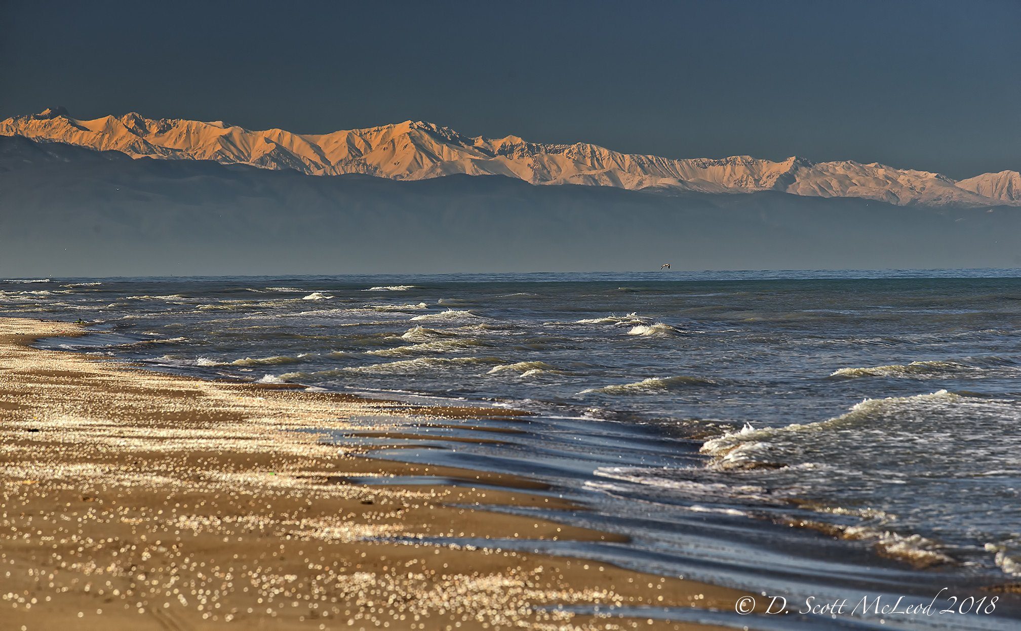 каспийское море и горы