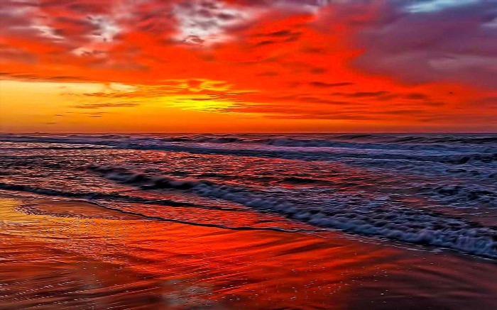 Красное море пляж закат