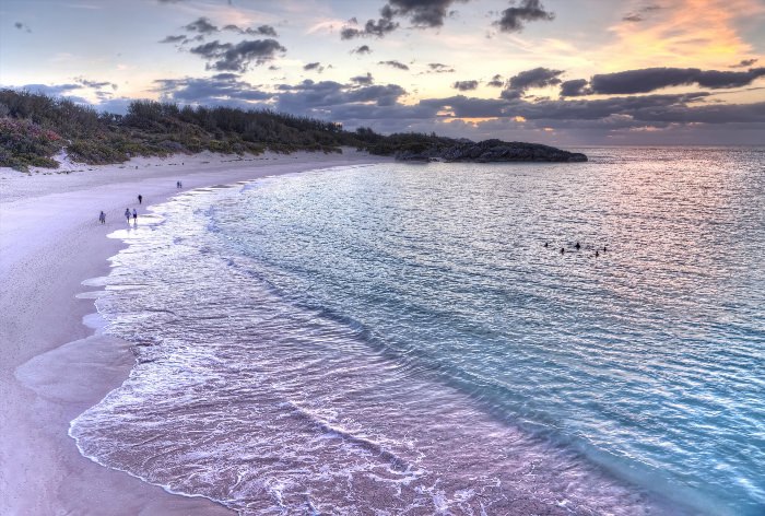 Розовый пляж Харбор Багамские острова