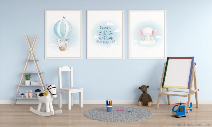 Картины в детскую комнату мальчику