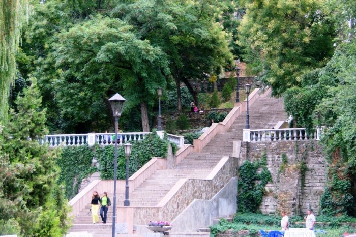 Каменная лестница Таганрог достопримечательность