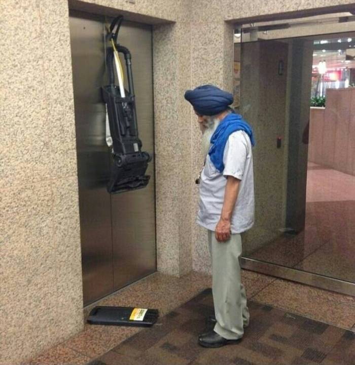 Прикольный лифт
