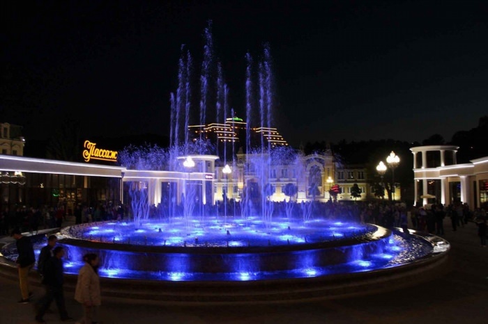 Кисловодск Курортный бульвар фонтан