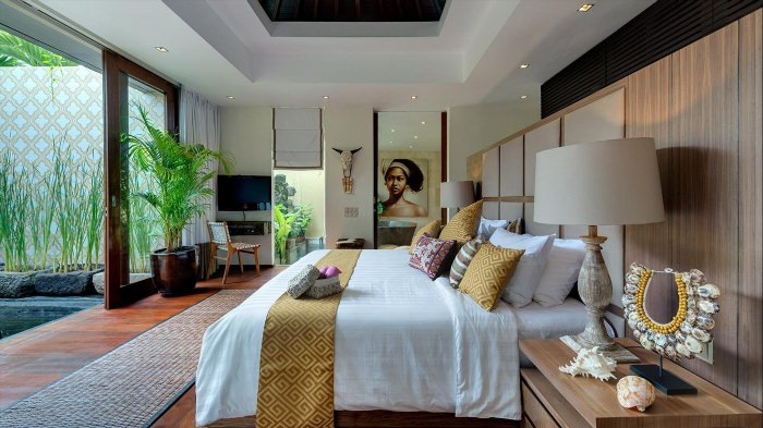 Спальня в балийском стиле