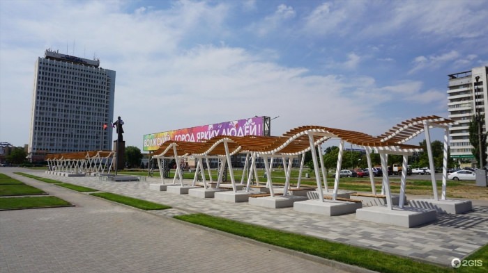 Парк Волжский площадь Ленина