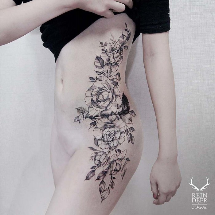 Корейские татуировки для девушек
